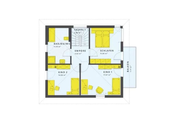Immobilie in Allmannshofen - LivingHaus Wohnträume verwirklichen - KfW 40 QNG Einfamilienhaus mit Walmdach in Allmannshofen - Bild 2