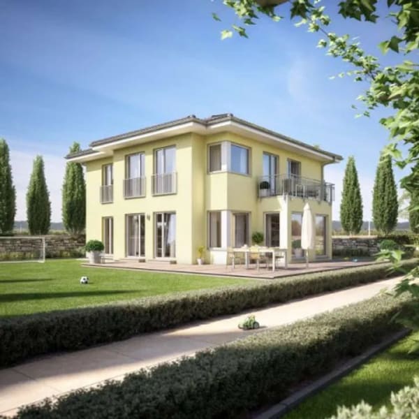 Immobilie in Allmannshofen - Deine top ausgestattete Villa in Allmanshofen in KfW 40 QNG Bauweise - Bild 0