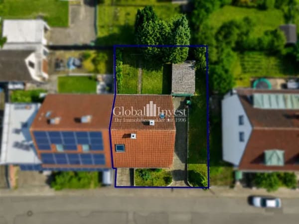 Immobilie in Sinsheim - Tolle Doppelhaushälfte mit zwei Wohnungen in Toplage in der Sinsheimer Gartenstadt - Bild 2