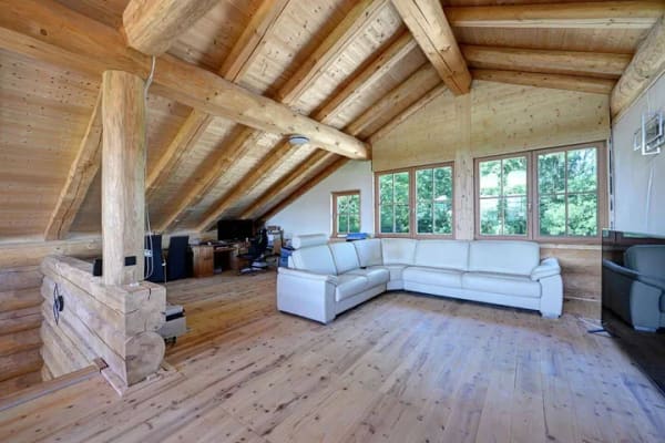 Immobilie in Heldenstein - Idyllisches Landleben mit Alpenpanorama - Ökologisches Holzstammhaus - Bild 3