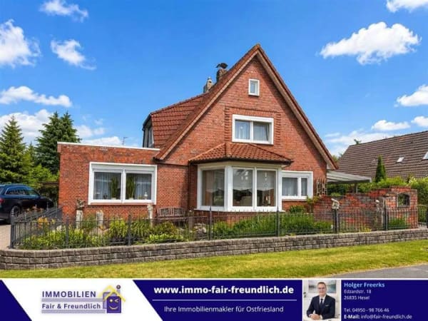 Immobilie in Holtland - Wohnen, vermieten und profitieren – Wohnhaus mit zwei Ferienwohnungen in Holtland - Bild 1