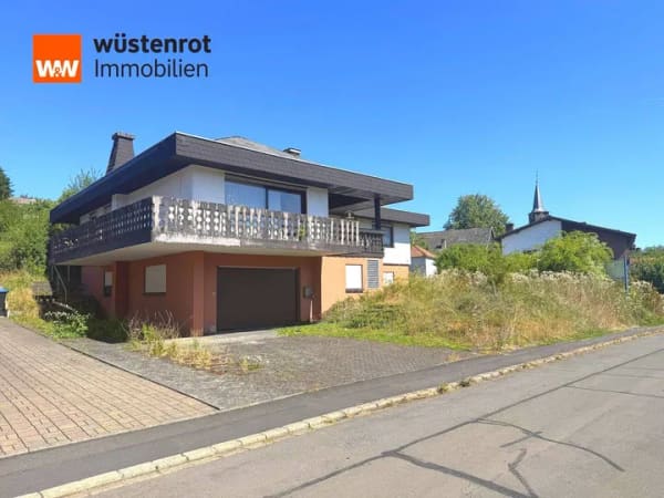 Immobilie in Üdersdorf - Ruhiges Einfamilienhaus mit großem Grundstück und Kamin in Üdersdorf bei Daun - Bild 0