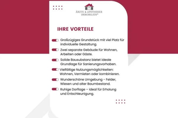 Immobilie in Betzendorf - Reserviert: Charmantes Sanierungsobjekt mit großem Grundstück und Nebengebäude in ruhiger Dorflage! - Bild 2