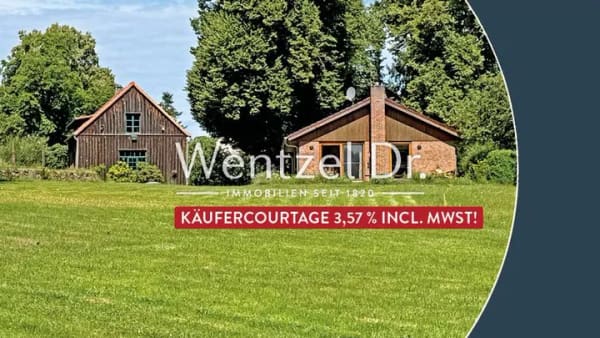 Immobilie in Vellahn - Großes Anwesen (über 40.000 qm) mit Wohnhaus, Nebengebäude, Bauland, Acker und Waldfläche ! - Bild 0