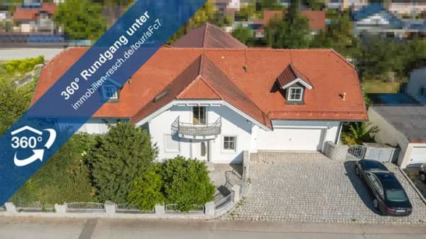 Immobilie in Salzweg - Großzügiges Wohnhaus in Salzweg/Straßkirchen 
mit 4 Tageslichtbädern, Kachelofen und Sauna - Bild 0