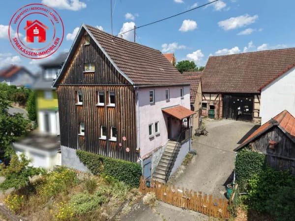 Immobilie in Wertheim - Charmantes kleines landwirtschaftliches Anwesen im Herzen von Dörlesberg - Bild 0