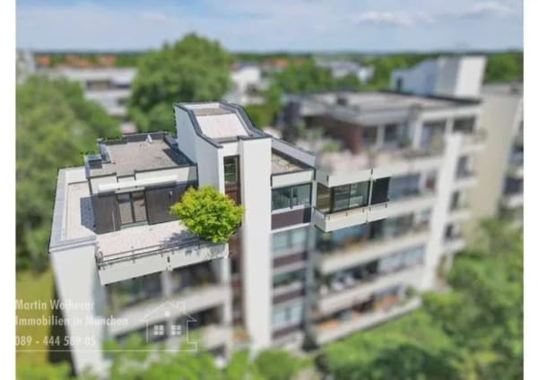 Immobilie in Aschheim - Penthouse-Feeling  4 Zimmer Wohnung mit großer Dachterrasse - Bild 3