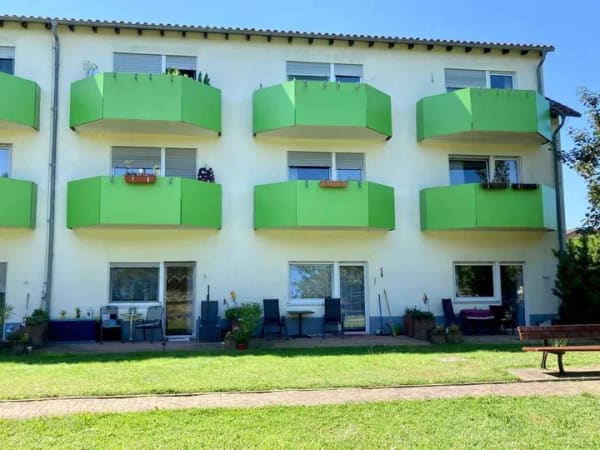 Immobilie in Altrip - Schöne 1 ZKB ETW mit Terasse - Betreutes Wohnen in der Waldparkresidenz - Bild 2