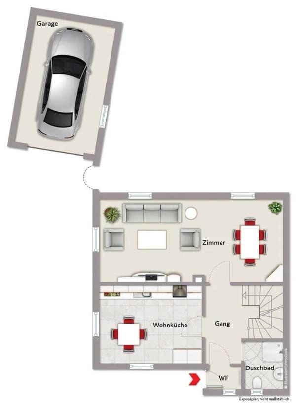 Immobilie in Tussenhausen - Alleinstehendes Einfamilienhaus in Ziegelstadel, Tussenhausen - Bild 1