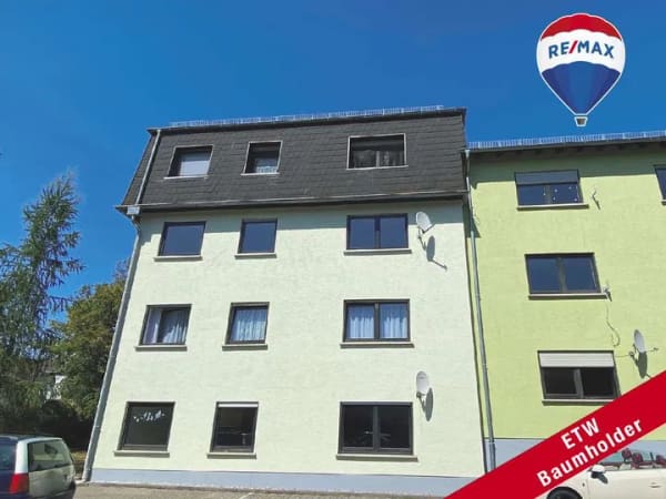 Immobilie in Baumholder - Kapitalanlage im Herzen von Baumholder – 
3-Zimmer-Eigentumswohnung mit Stellplatz - Bild 0