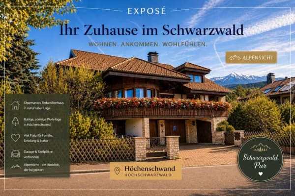 Immobilie in Höchenschwand - Exklusive Eigentumswohnung im Luftkurort Höchenschwand - Bild 0