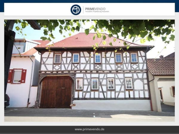 Immobilie in Hochstadt (Pfalz) - Historisches Fachwerkanwesen - Energiewunder mit ca. 500 m² Garten - Ideal für Familien und Bauplatz - Bild 1