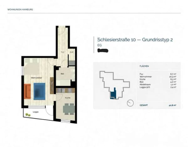 Immobilie in Limburgerhof - Ihre neue Kapitalanlage! Vermietete 1-Zimmerwohnung mit Balkon und Außenstellplatz - Bild 1