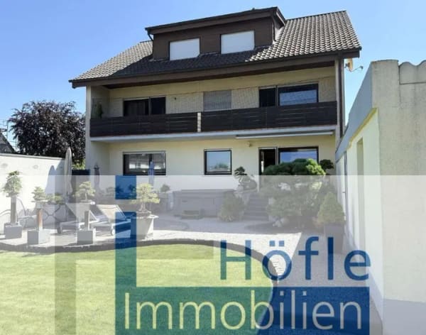 Immobilie in Einhausen - Einhausen, attraktives Zweifamilienhaus mit ausgebautem Dachgeschoss und wunderschöner Gartenoase - Bild 0