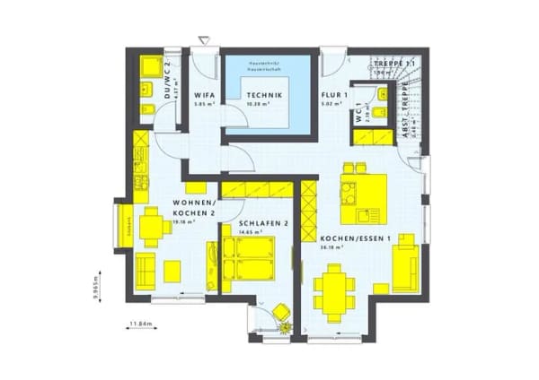 Immobilie in Angelburg - LivingHaus Mehrgenerationenhaus - Dein individuell geplantes Zuhause in Angelburg voller Raum und sm - Bild 2