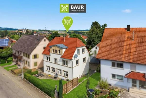 Immobilie in Uttenweiler - 360° | Historischer Charme trifft moderne Technik – saniertes Zweifamilienhaus in Uttenweiler - Bild 0
