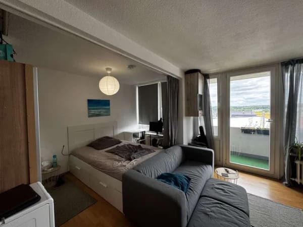 Immobilie in Linden - Ihr neues Zuhause: Helle 1-Zimmer-Wohnung mit großzügigem Balkon - Bild 1