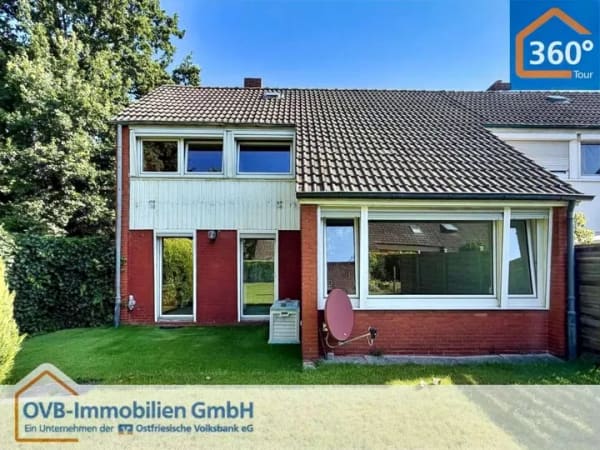 Immobilie in Leer - Reihenendhaus in zentraler, ruhige Wohnlage im Stadtgebiet von Leer
 - Bild 0