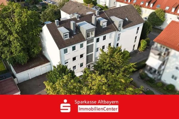 Immobilie in Neuburg an der Donau - Zukunftsorientiert investieren: Hochparterre-Wohnung mit Balkon - Bild 0