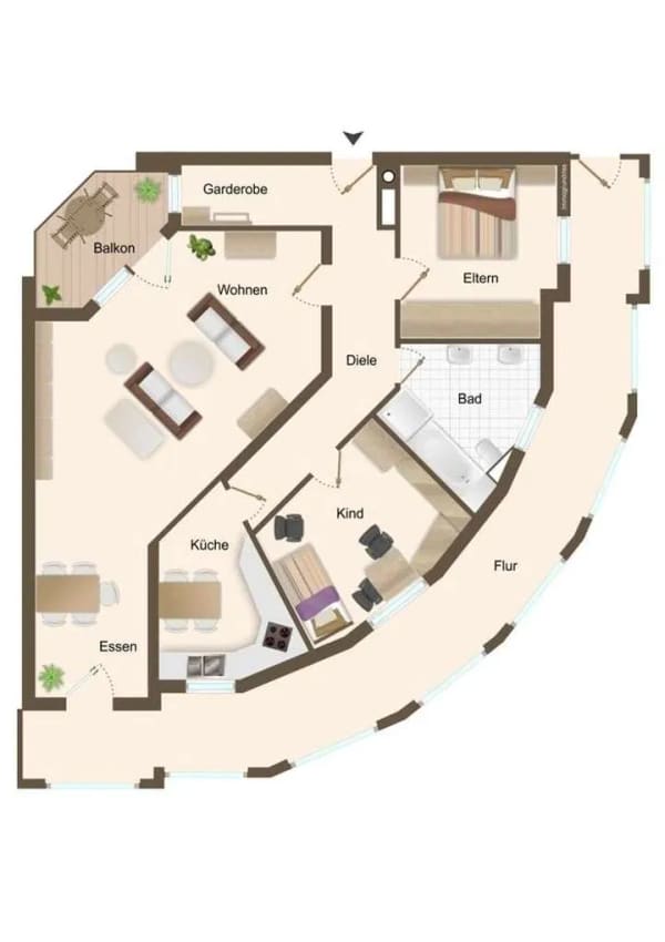 Immobilie in Bielefeld - Freigestellte Eigentumswohnung mit Balkon und Tiefgarage in Bielefeld! - Bild 4