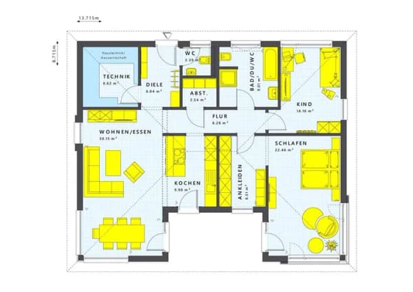 Immobilie in Münchhausen - LivingHaus Bungalow - Dein individuell gestaltetes Traumhaus mit innovativen Extras - Bild 1