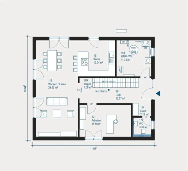 Immobilie in Hepberg - Großzügiges Einfamilienhaus mit individuellem Gestaltungsspielraum - Bild 1