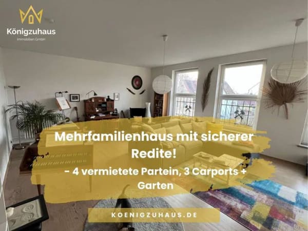 Immobilie in Roßleben-Wiehe - Potenzielle Rendite von über 11% möglich! Solide Kapitalanlage in Roßleben-Wiehe - Bild 0
