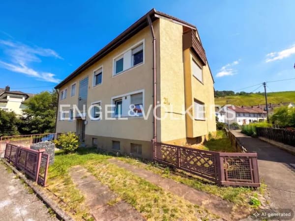 Immobilie in Kernen im Remstal - Vermietete 3-Zimmer-Wohnung mit Südbalkon und Blick auf die Weinberge! - Bild 2