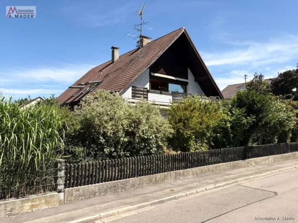 Immobilie in Donauwörth - Freistehendes Einfamilienhaus mit Einliegerwohnung in DON- Nordheim - Bild 0