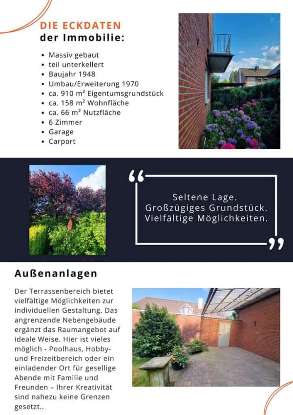 Immobilie in Vreden - Einfamilienhaus mit großem Garten und Platz auch für zwei Generationen - Bild 3