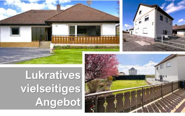Immobilie in Babenhausen - Zwei Häuser, viele Möglichkeiten: Bungalow & vielseitig nutzbares Zweithaus auf großem Grundstück - Bild 0