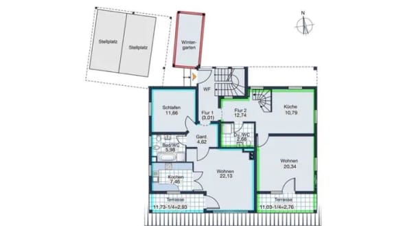 Immobilie in Eggstätt - Sichere Kapitalanlage in unsicheren Zeiten - Mehrfamilienhaus mit 4 Wohnungen und idyllischem Garten - Bild 3