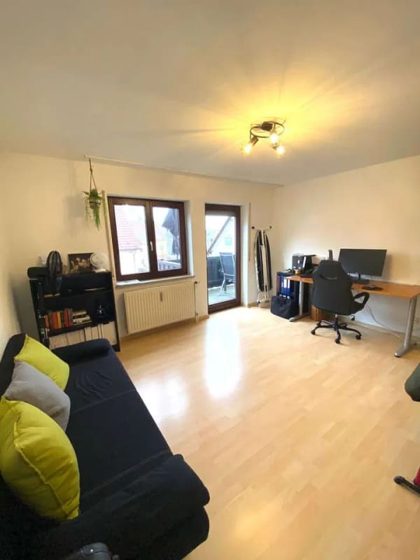 Immobilie in Massenbachhausen - Wohnraum mit Balkon: 3-Zimmer-Wohnung in Massenbachhausen - Bild 4