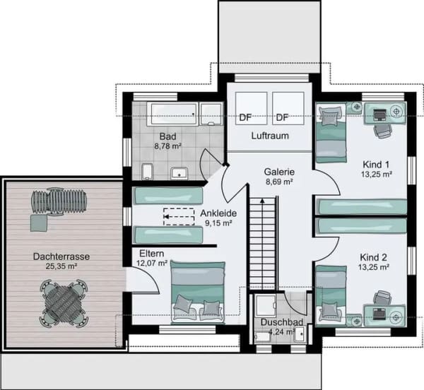 Immobilie in Mauern - Individuell geplantes Einfamilienhaus im Neubaugebiet Mauern - Bild 3