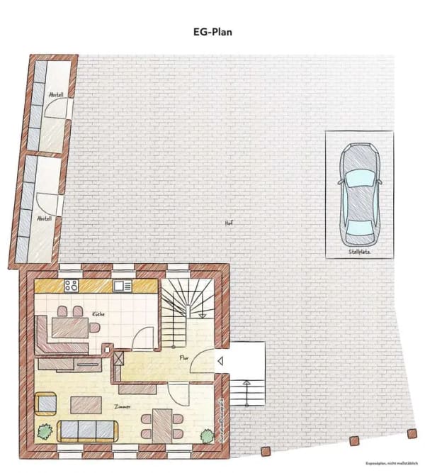 Immobilie in Nack - 
Renovierungsbedürftiges Einfamilienhaus in guter Lage von Nack - Bild 4