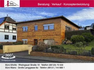 Immobilie in Kiedrich - Hausen v. d. H. nur ca. 7 km von Kiedrich entfernt: Freist. Einfamilienhaus mit Terrasse und Garten - Bild 0