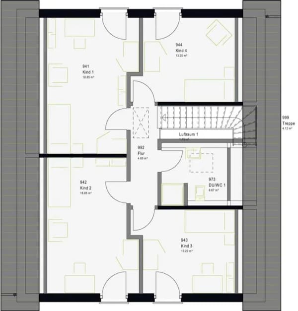 Immobilie in Diepenau - Ihr neues Zuhause in Bramkamp: 179 m², 6 Zimmer, KfW 55 - Bild 4