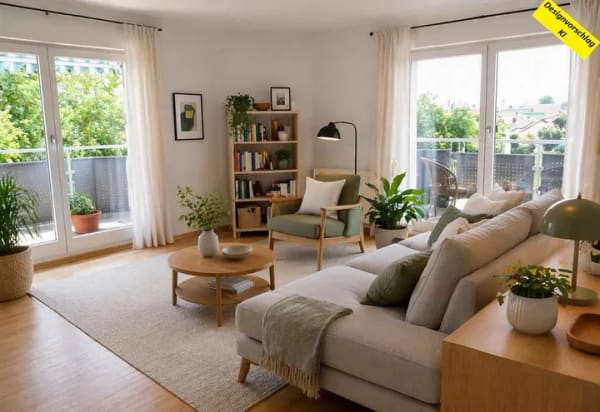 Immobilie in Abstatt - Bezugsfrei ab 01.09.! 3-Zimmer-Wohnung mit 2 Balkonen, Terrasse, Carport & Stellplatz in Abstatt - Bild 2