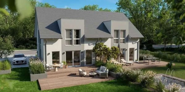Immobilie in Neukirch - Bauen Sie mit Streif Haus Ihre Doppelhaushälfte in Neukirch - Bild 0