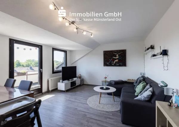 Immobilie in Telgte - Helle Eigentumswohnung mit Blick über Telgte! - Bild 1