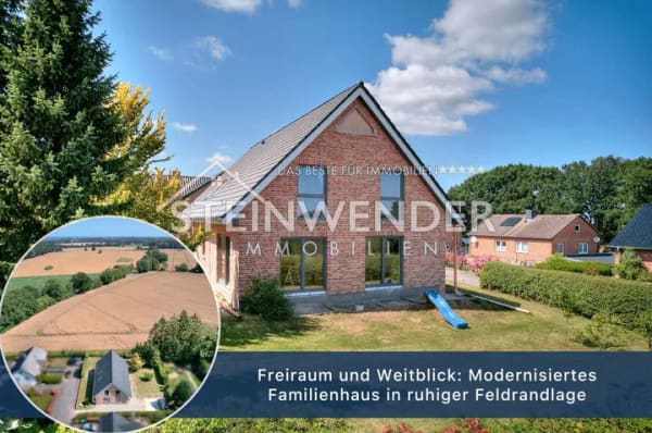 Immobilie in Wangels - Freiraum und Weitblick: Modernisiertes Familienhaus in ruhiger Feldrandlage - Bild 0