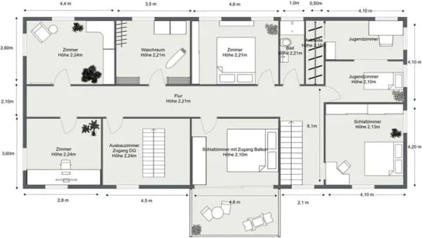 Immobilie in Oberroth - Viel Platz für Ihre Ideen: Großzügiges Haus in Oberroth - Bild 4
