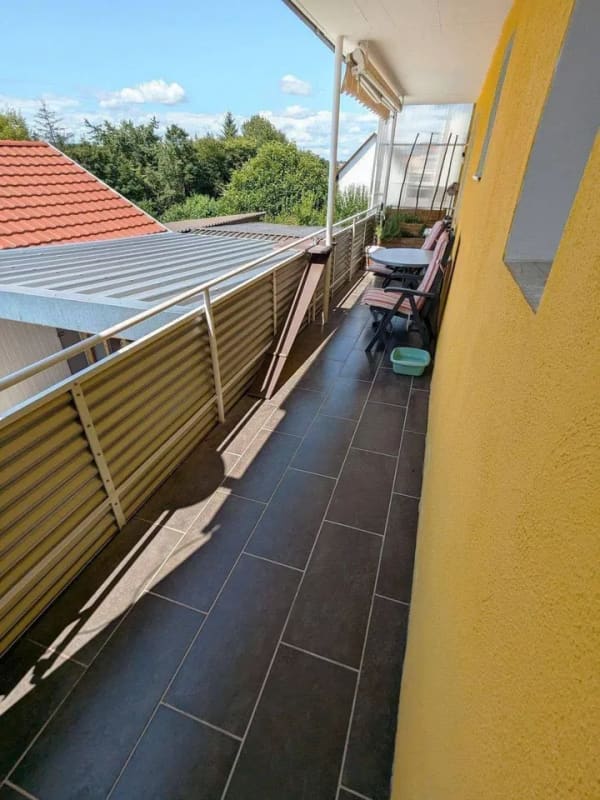 Immobilie in Marxzell - *Helle 3 Zi Wohnung mit Blick übers Albtal* Extra: Hobbyraum im UG - Bild 1