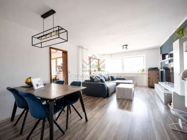 Immobilie in Günzburg - Gepflegte 2-Zimmer-Eigentumswohnung mit großzügigem Wintergarten in zentraler Lage von Günzburg - Bild 0