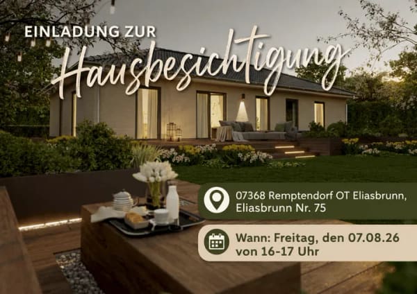 Immobilie in Remptendorf - Familienparadies in Eliasbrunn - Ihr Traum-Bungalow wartet! - Bild 0