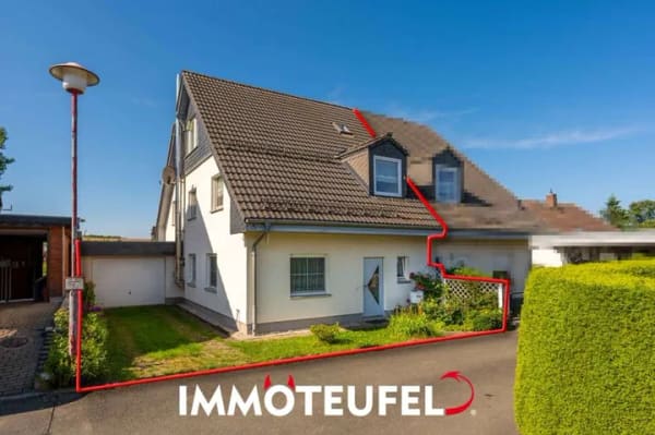 Immobilie in Lugau - Familienglück in ruhiger Lage – Doppelhaushälfte mit Kamin, Photovoltaik und herrlichem Feldrandblic - Bild 1