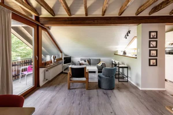 Immobilie in Herrischried - Naturnah wohnen oder Urlaub genießen – gemütliche 3-Zimmer Dachgeschosswohnung in Wehrhalden - Bild 1