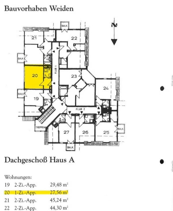 Immobilie in Weiden in der Oberpfalz - Ideal für Kapitalanleger! Schönes 1-Zimmer-Apartment mit großem Fenster - Bild 3