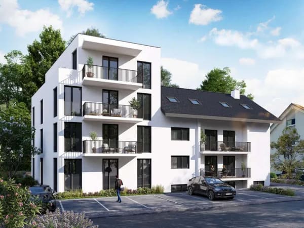 Immobilie in Bad Bellingen - Erstbezug: barrierefreies Neubau-Penthouse-Appartement in Kurparknähe - Bild 1