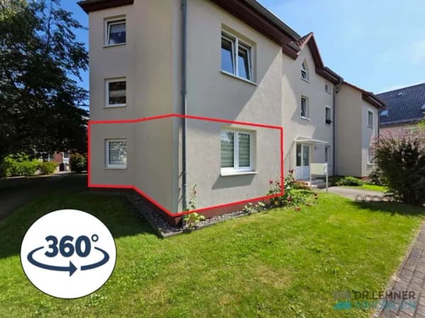 Immobilie in Neubrandenburg - Dr. Lehner Immobilien NB - 
Charmante 3-Raum- Wohnung zum Kauf in beliebter Lage von Neubrandenburg - Bild 0